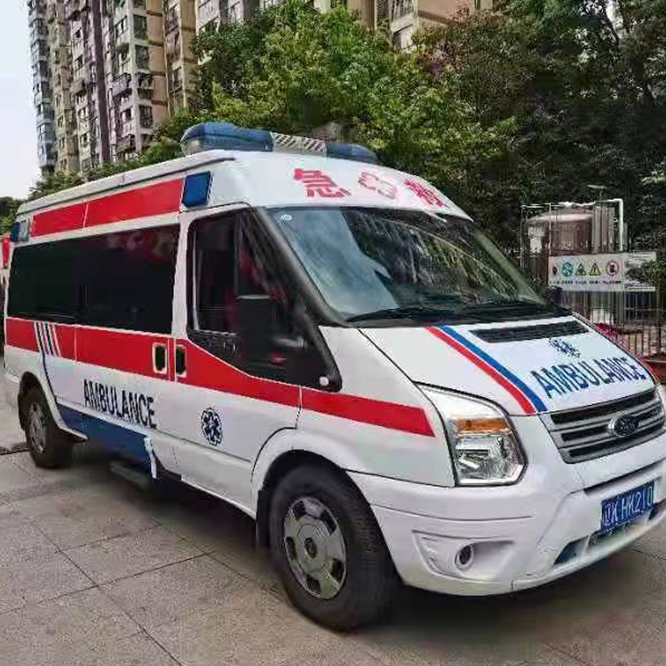 魏都长途救护车护送病人返乡